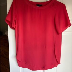 Banana Republic Vibrant Coral Blouse